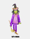 ADORNO DE PAPEL HALLOWEEN BRUJA VERDE