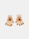 GUANTES INFANTILES CON DISEÑO CAPIBARA