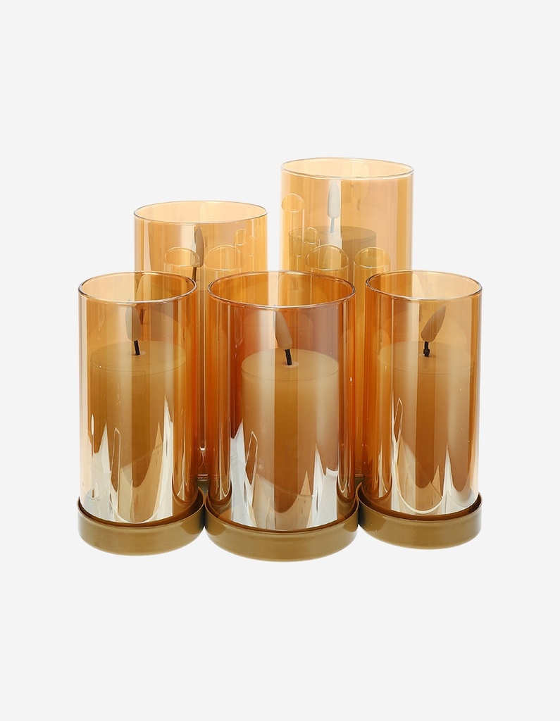 [PP-AH80486] SET DE 5 VELAS LED