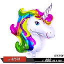 GLOBO METALIZADO UNICORNIO PCS*10