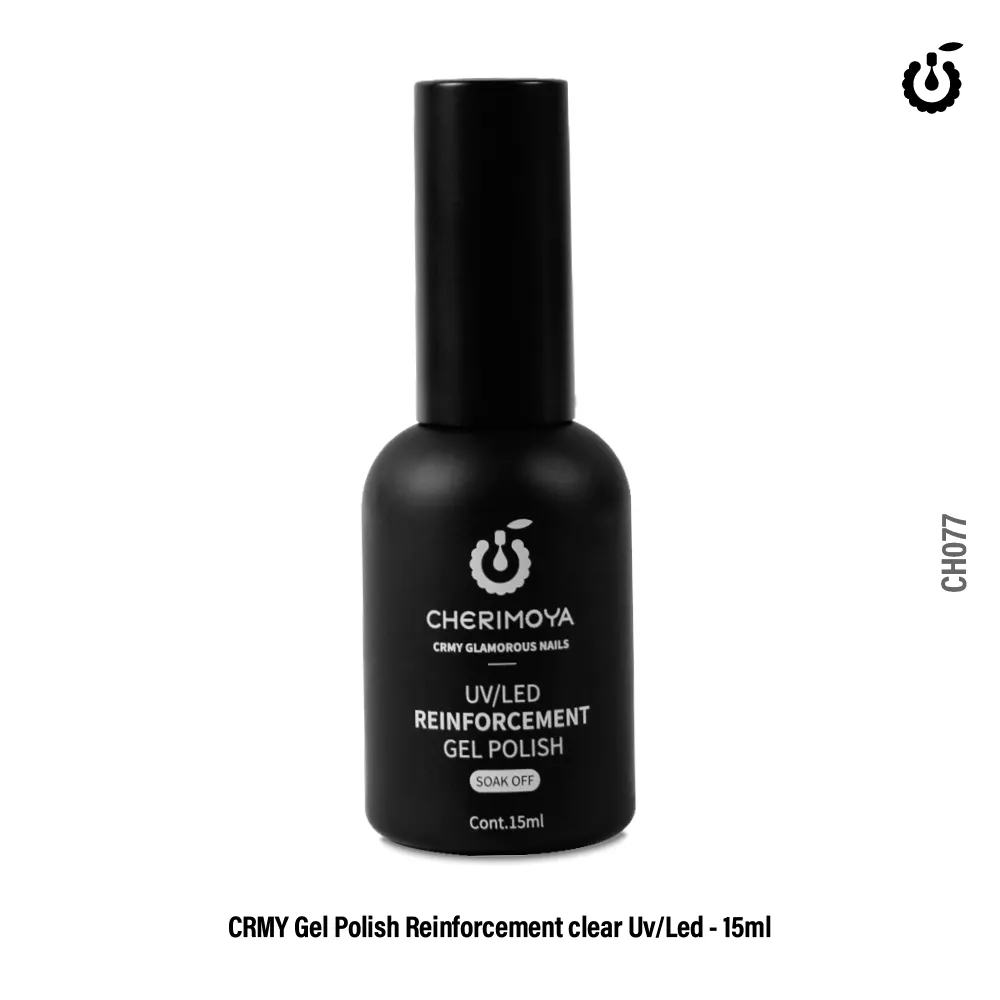 Reinforcement gel polish uv/led 15ml Clear  CHERIMOYA___PACK X6