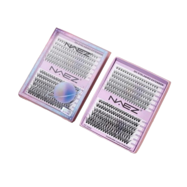 PESTAÑAS POSTIZAS DIY CLUSTER 20D+30D MIX 8-14MM NAEZ