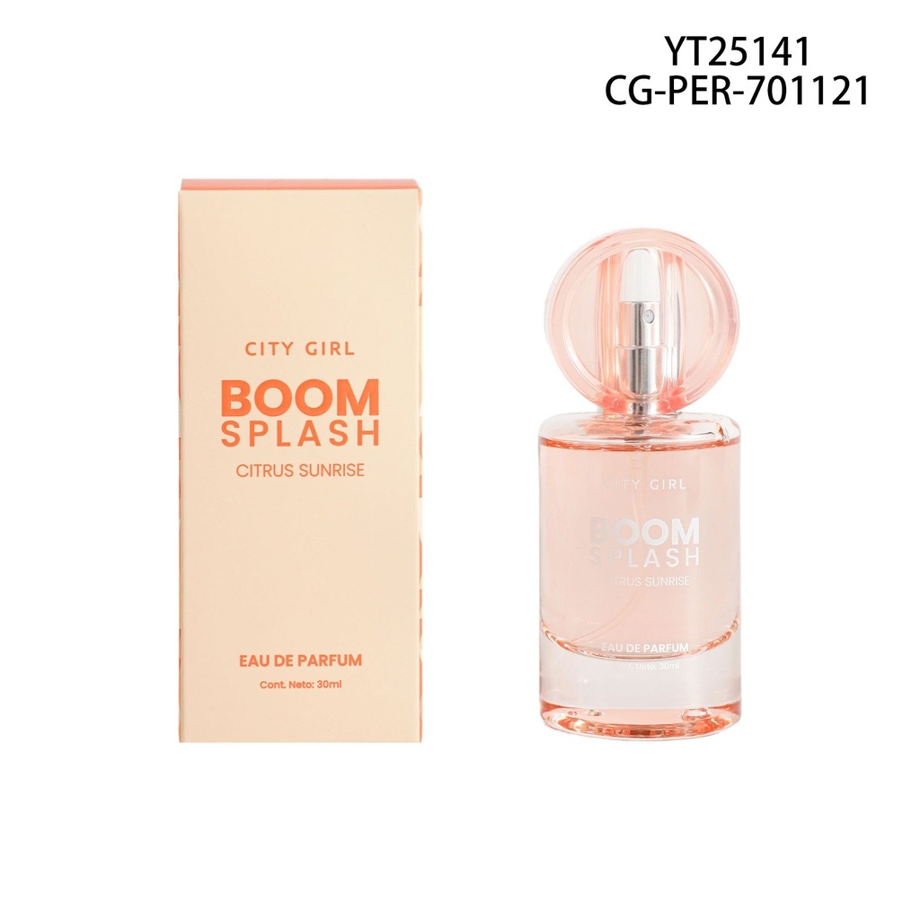 PERFUME BLOOM SPLASH CITRUS SUNRISE  CITY GIRL – 30ML