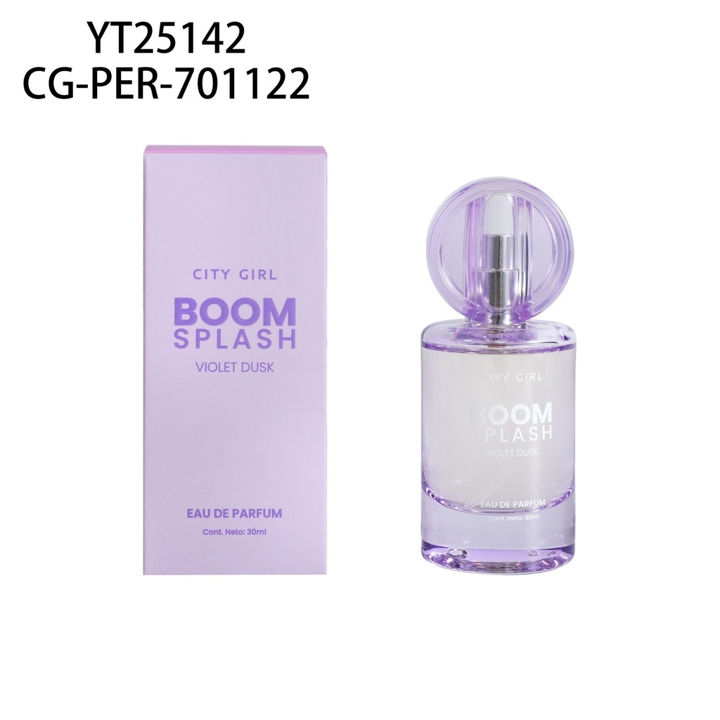 PERFUME BLOOM SPLASH VIOLET DUSK CITY GIRL – 30ML