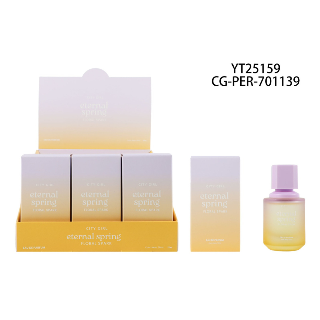 PERFUME ETERNAL SPRING FLORAL SPARK CITY GIRL – 30ML
