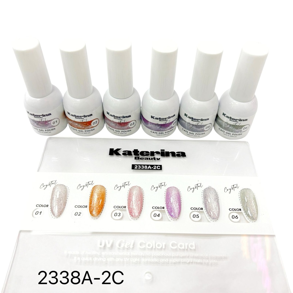 [PY-2338A-2C] ESMALTE CAT EYE KATERINA BEAUTY X6U.