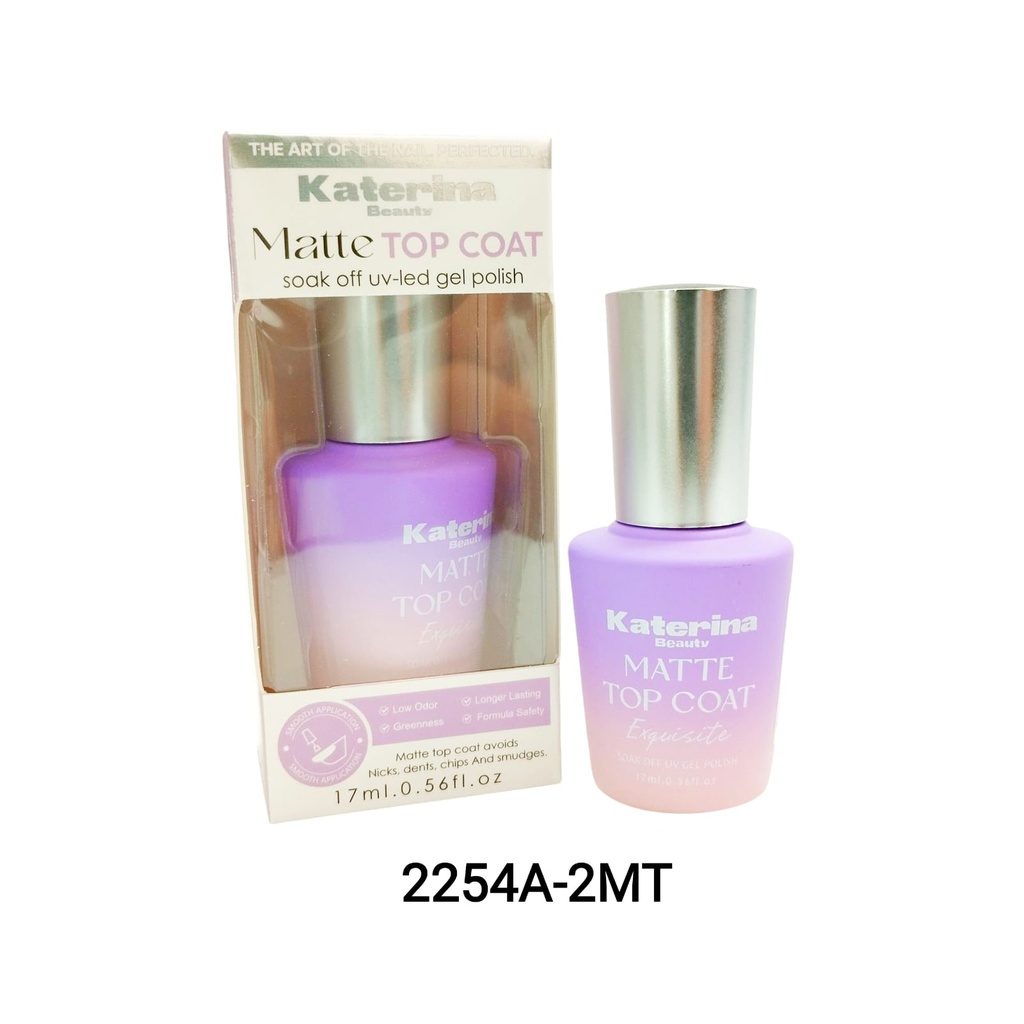 TOP COAT MATTE KATERINA BEAUTY X1U.