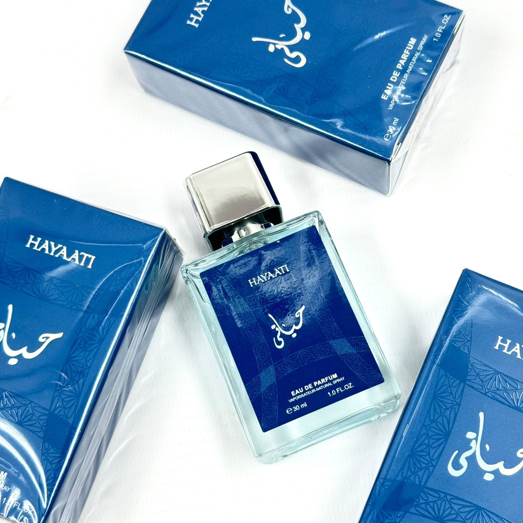 PERFUME MINIATURA HAYAATI AZUL MYSTICAL 30ML X1U. *12