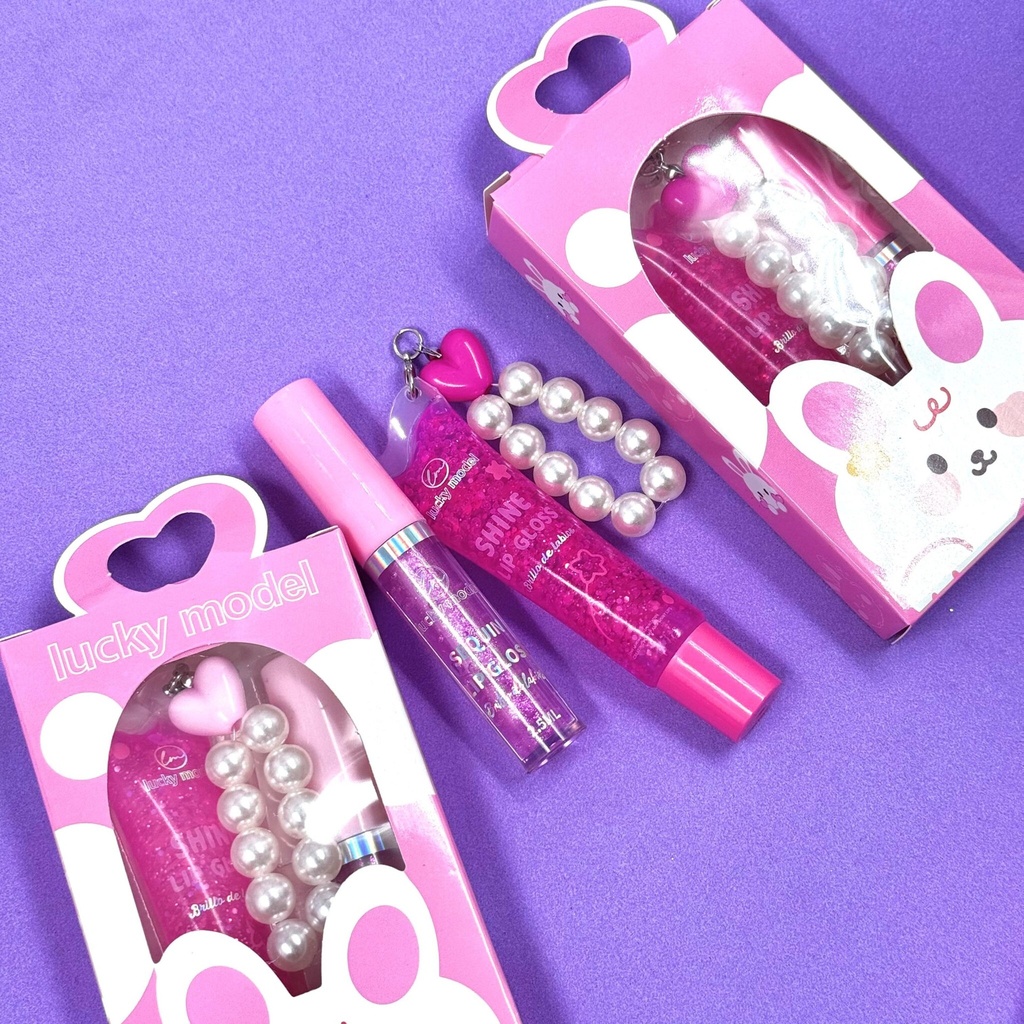 [PY-ML8321] SET GLOSS CON LLAVERO LUCKY MODEL X1U. *12