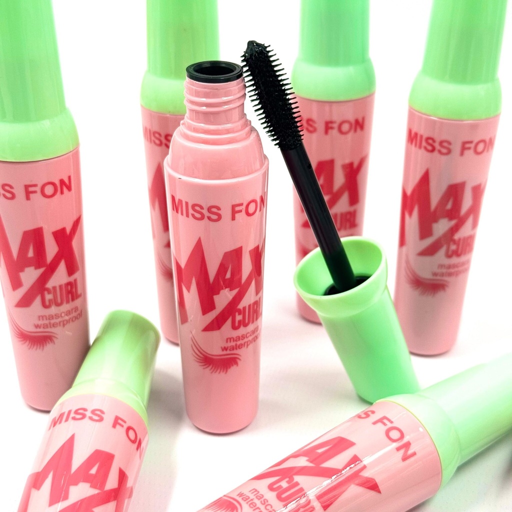 MASCARA DE PESTAÑAS NEGRA MAX CURL MISS FON X1U