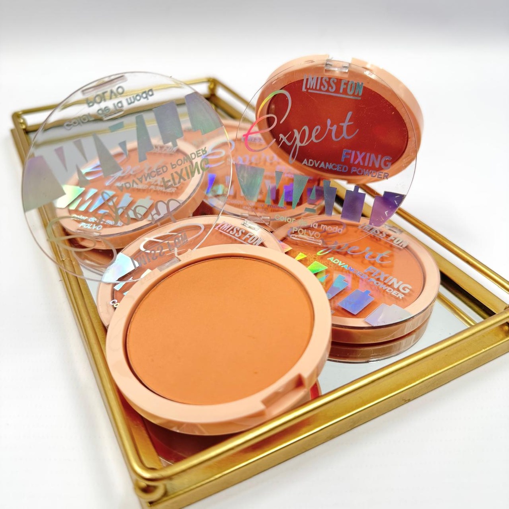 POLVO COMPACTO CON COLOR MISS FON X1U. *24