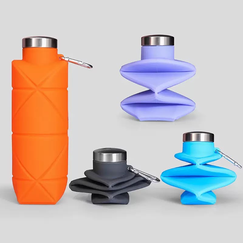 BOTELLA DE SILICONA PLEGABLE X1U.