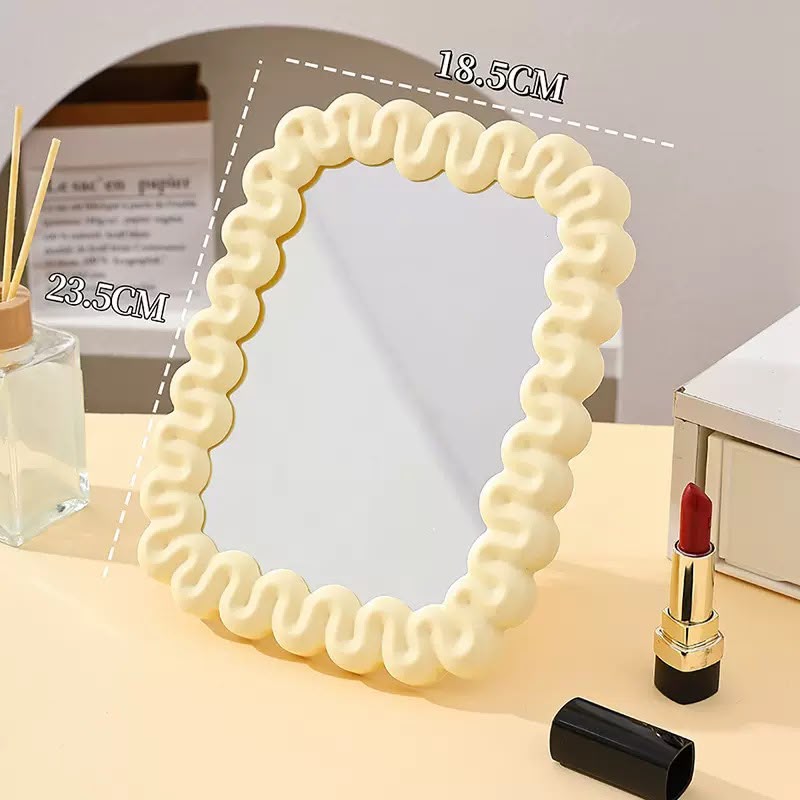 ESPEJO DE PLASTICO CON ONDAS X1U