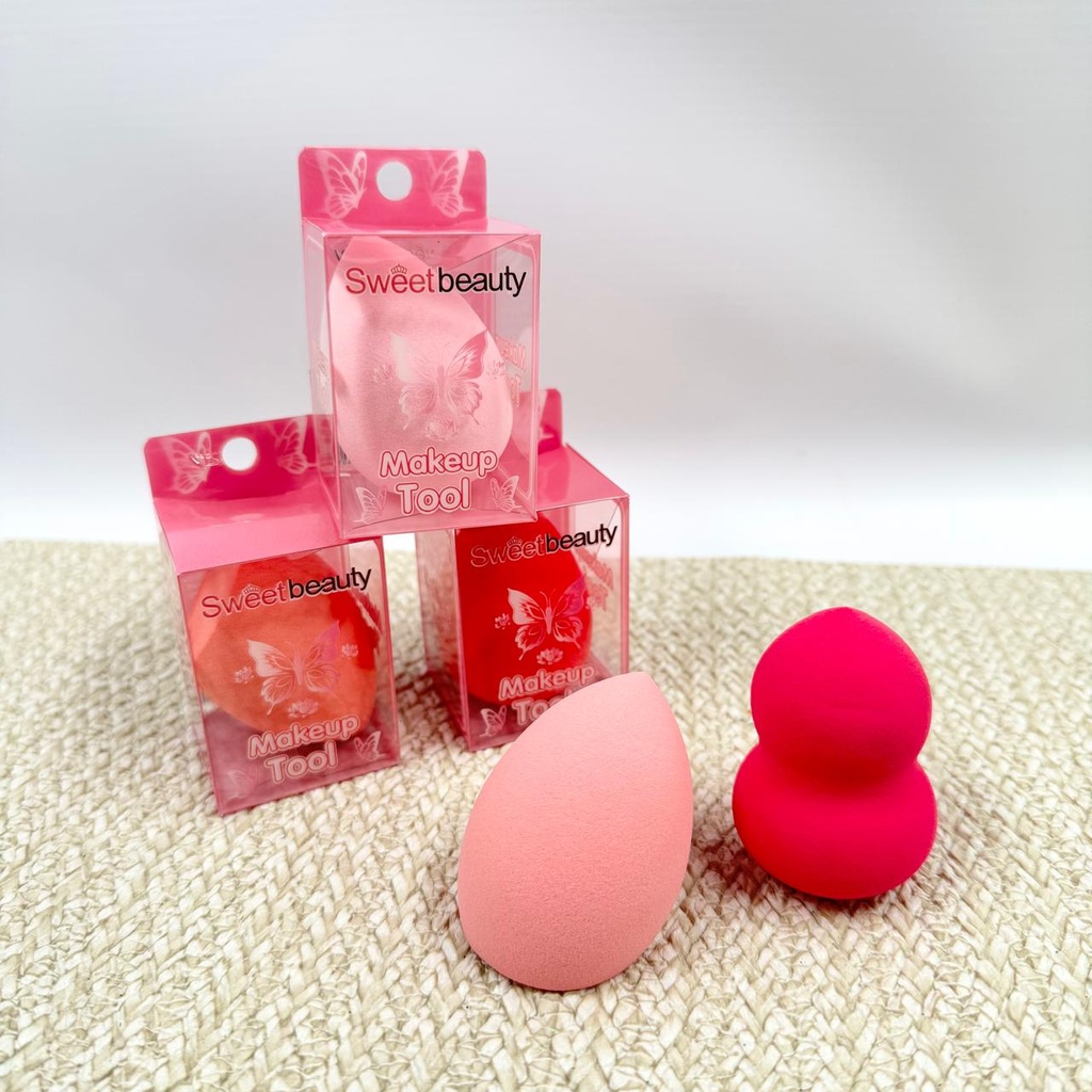 ESPONJA MAQUILLAJE SWEET BEAUTY X1U. 12*P.