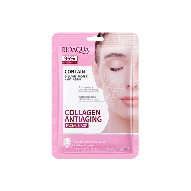 MASCARILLA FACIAL BIOAQUA COLAGENO X1U.