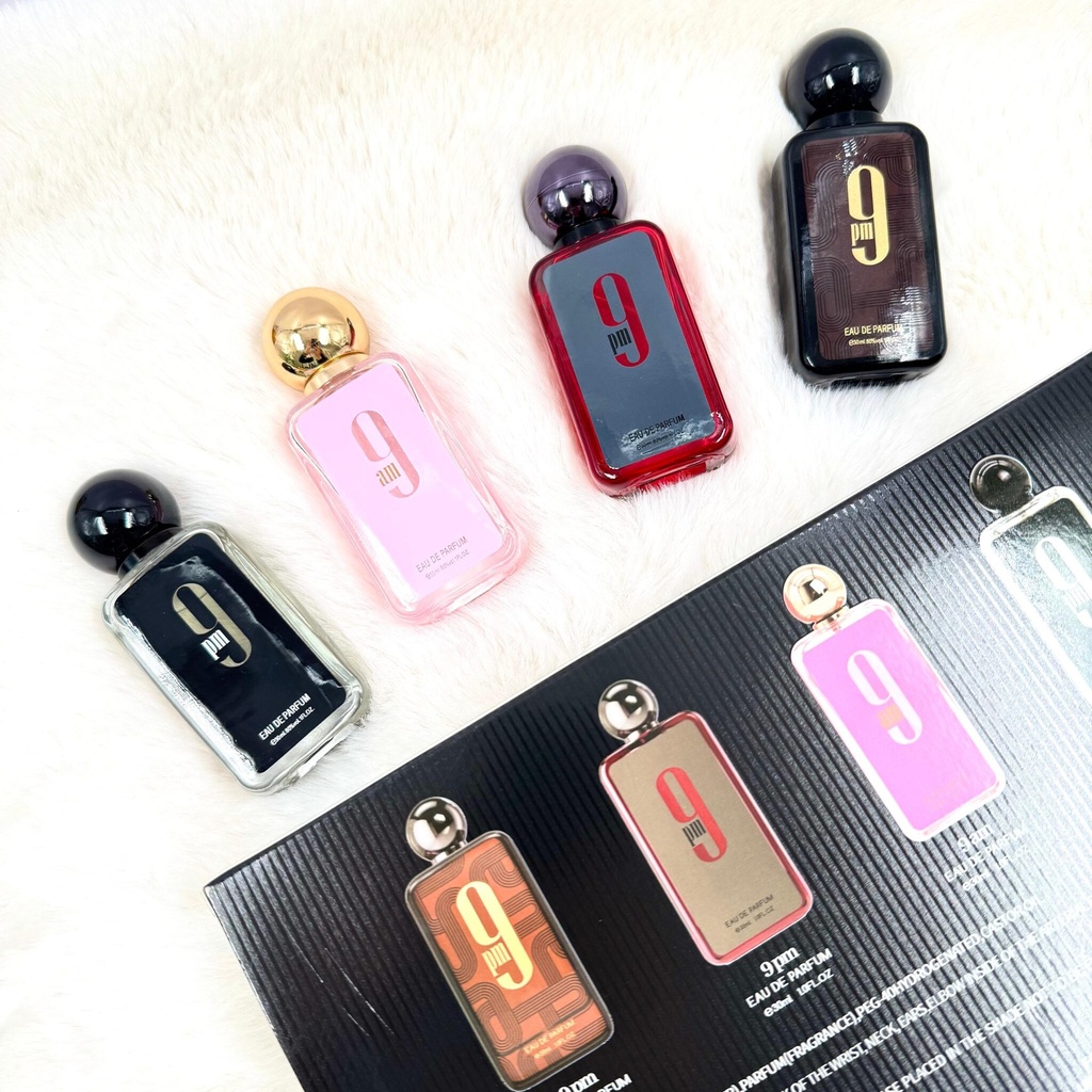 SET 9PM AFLEYK SCENTES 30ML X4PCS.