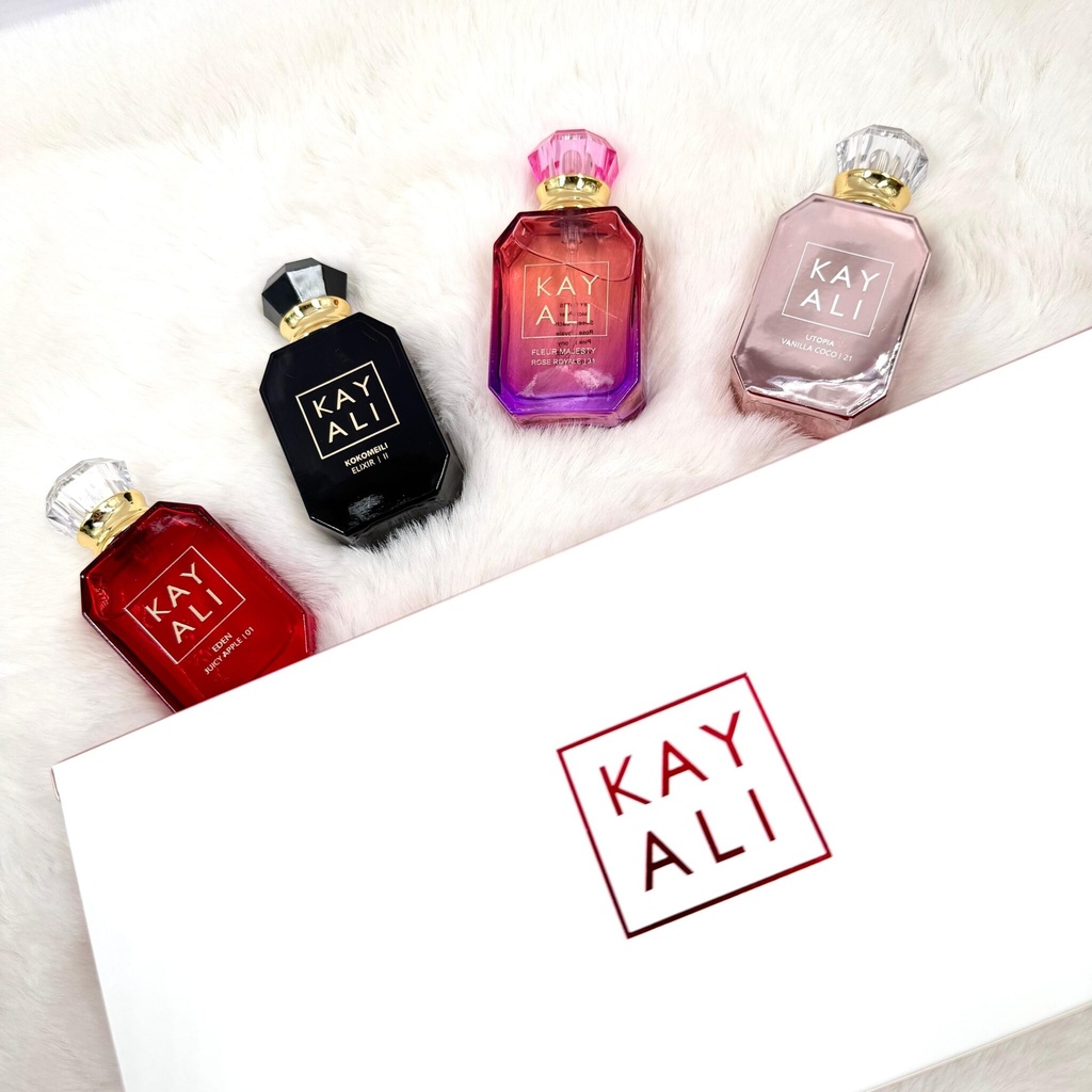 SET PERFUME KAY ALI CAJA BLANCA 30ML X4PCS