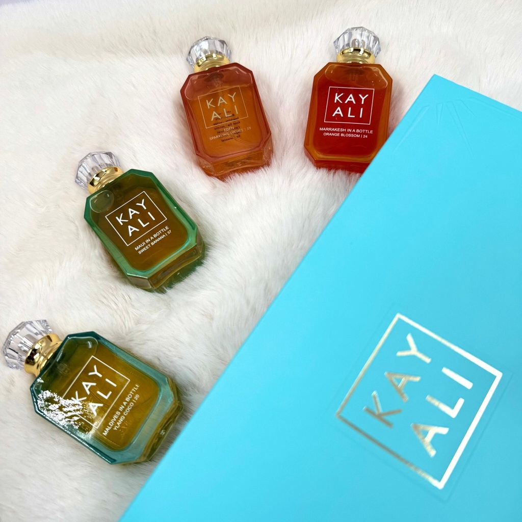 SET PERFUME KAY ALI CAJA CELESTE 30ML X4PCS