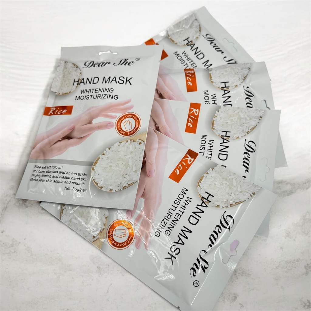 1295 MASCARILLA PARA MANOS ARROZ DEAR SHE X1U.