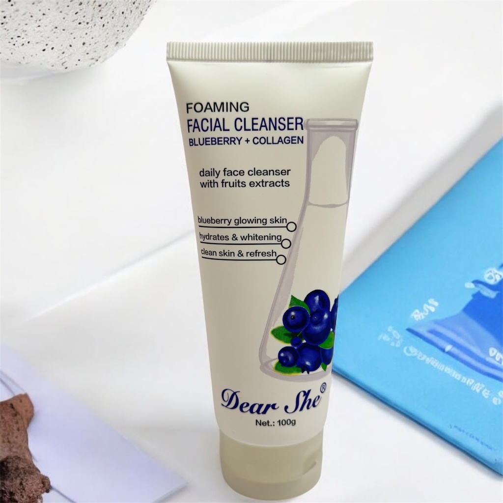 1252 LIMPIADOR FACIAL ARANDANO DEAR SHE X1U. *24