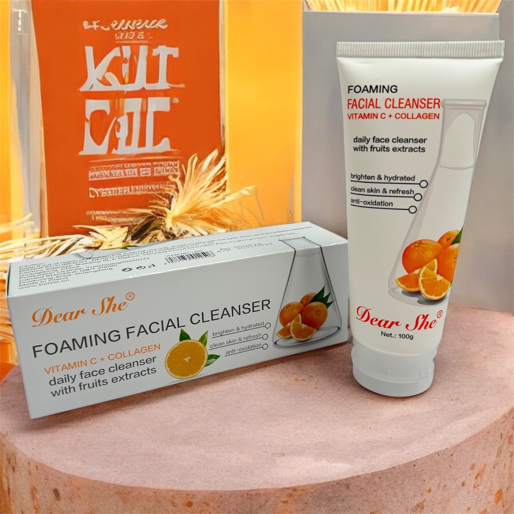 1250 LIMPIADOR FACIAL VITAMINA C DEAR SHE X1U.