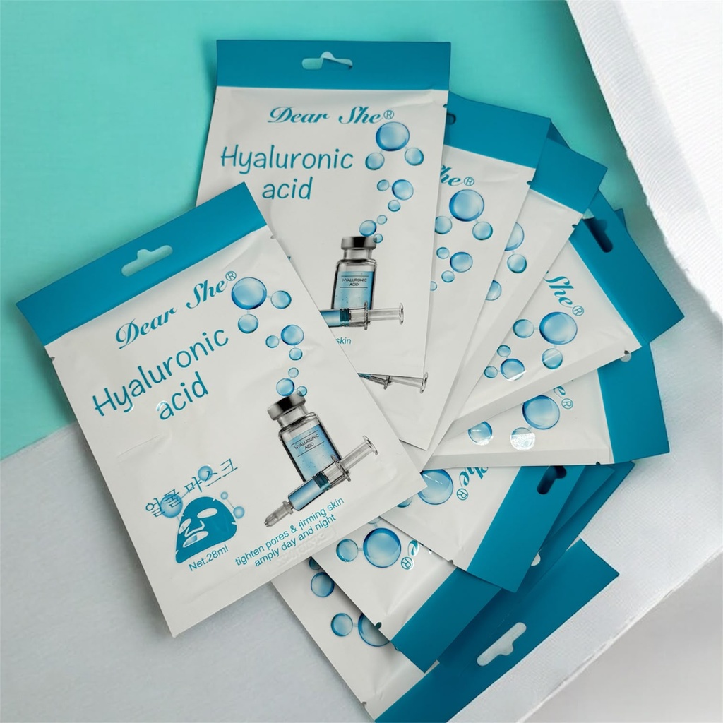 1035 MASCARILLA FACIAL HYALURONIC ACID DEAR SHE X1U.