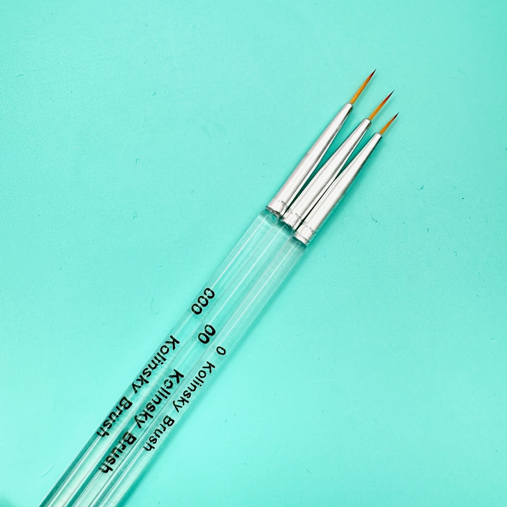 PINCEL LINER MANICURA 000 X3PCS *12