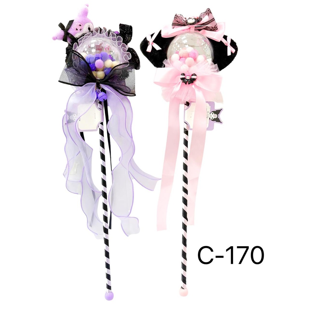 VARITA C/LUCES Y POMPONES KUROMI