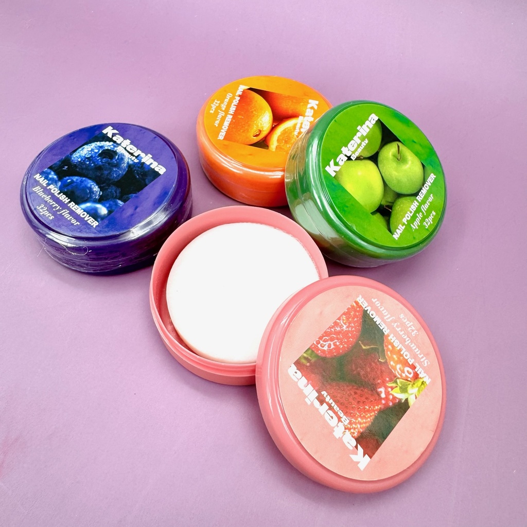 TOALLITAS REMOVEDOR DE UÑAS FRUTAL X1U CAJAX24