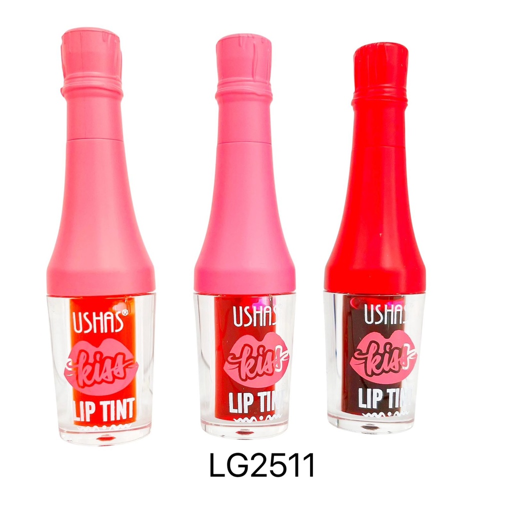 [PY-LG2511] LABIAL TINTA KISS BOTELLA USHAS X1U