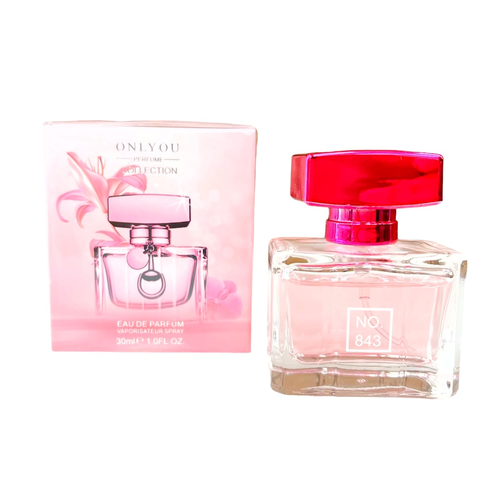 PERFUME MINIATURA ROSA ONLYOU 30ML X1U. *12