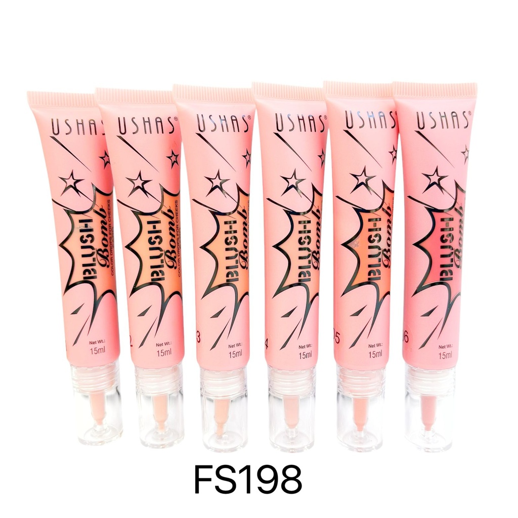 [PY-FS198] RUBOR LIQUIDO BOMB 15ML USHAS X1U