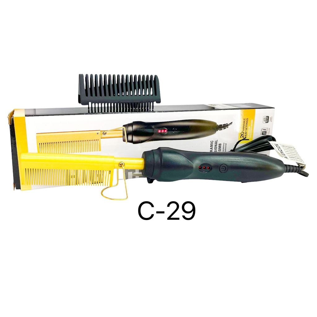 PEINE DE PRESION CERAMICO DORADO X1U