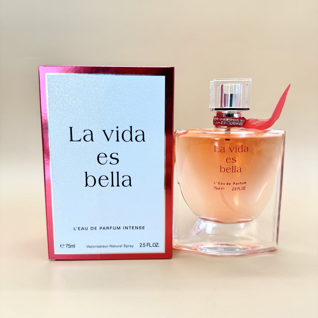 PERFUME LA VIDA ES BELLA INTENSE 75ML X1U. *12