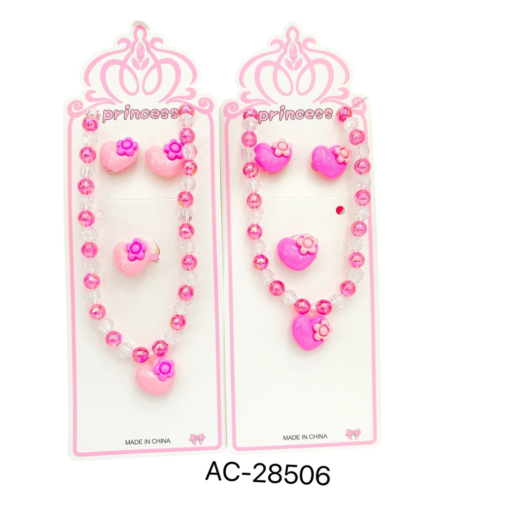 COLLAR+ARITOS+ANILLO PRINCESS