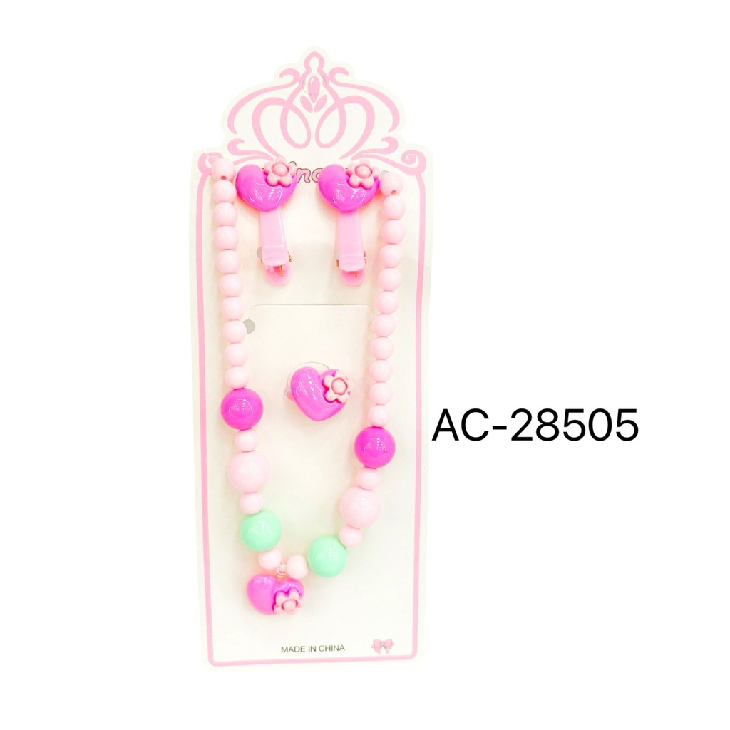 [PY-AC-28505] COLLAR+ANILLO 3PCS