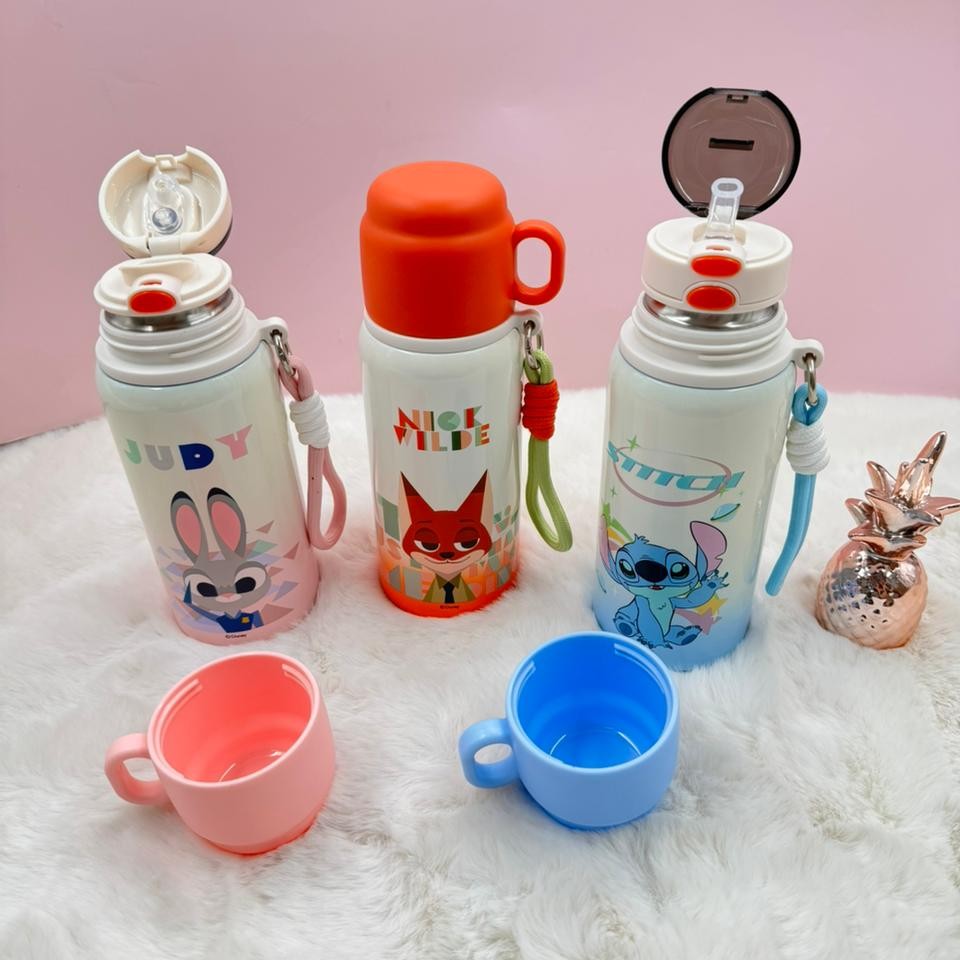 TERMO PERSONAJES DOBLE PICO 550ML X1U