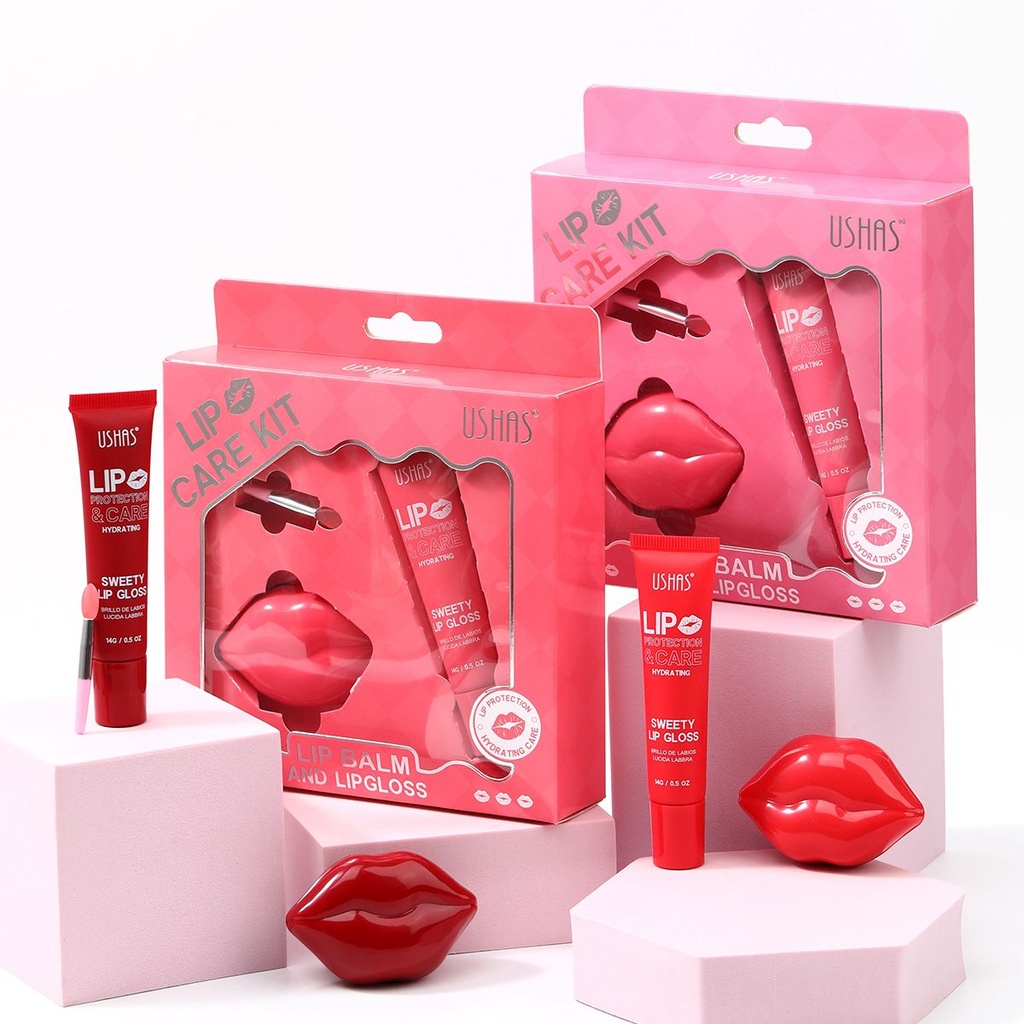 [PY-US017B] LIP GLOSS CARE KIT USHAS