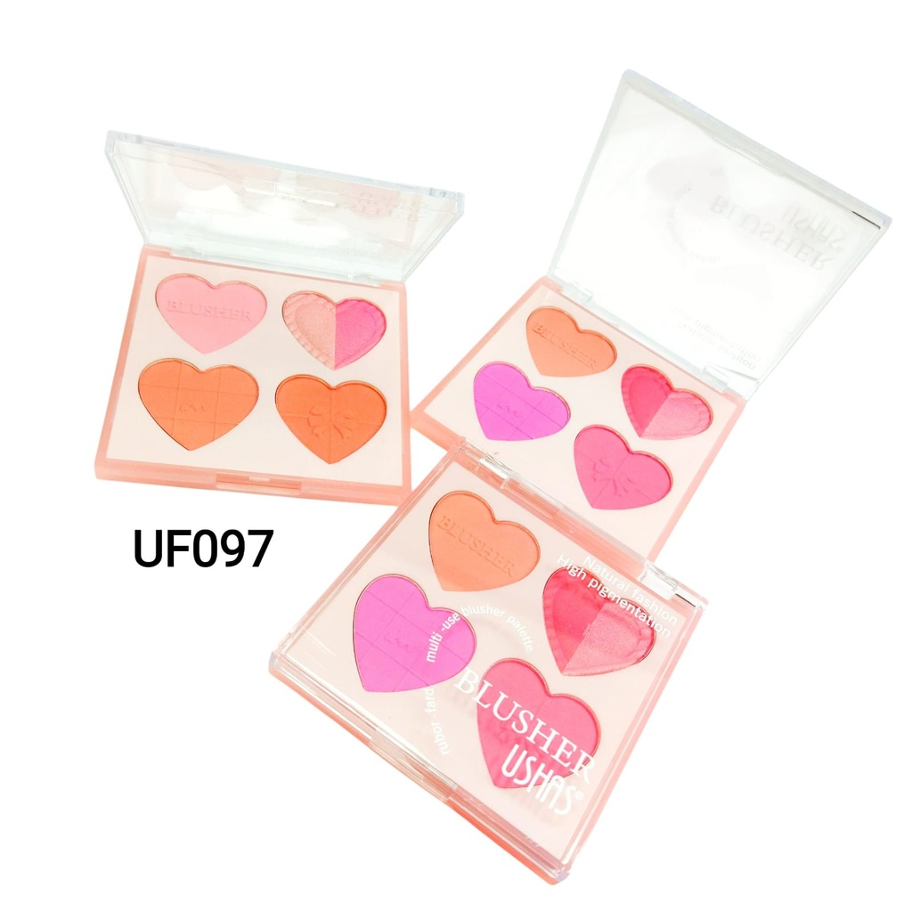 PALETA BLUSH CORAZÓN USHAS X1U. *12