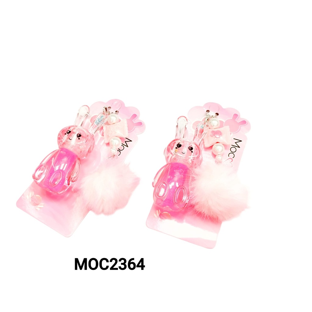 [PY-MOC2364] GLOSS CONEJITO + LLAVERO X1U.