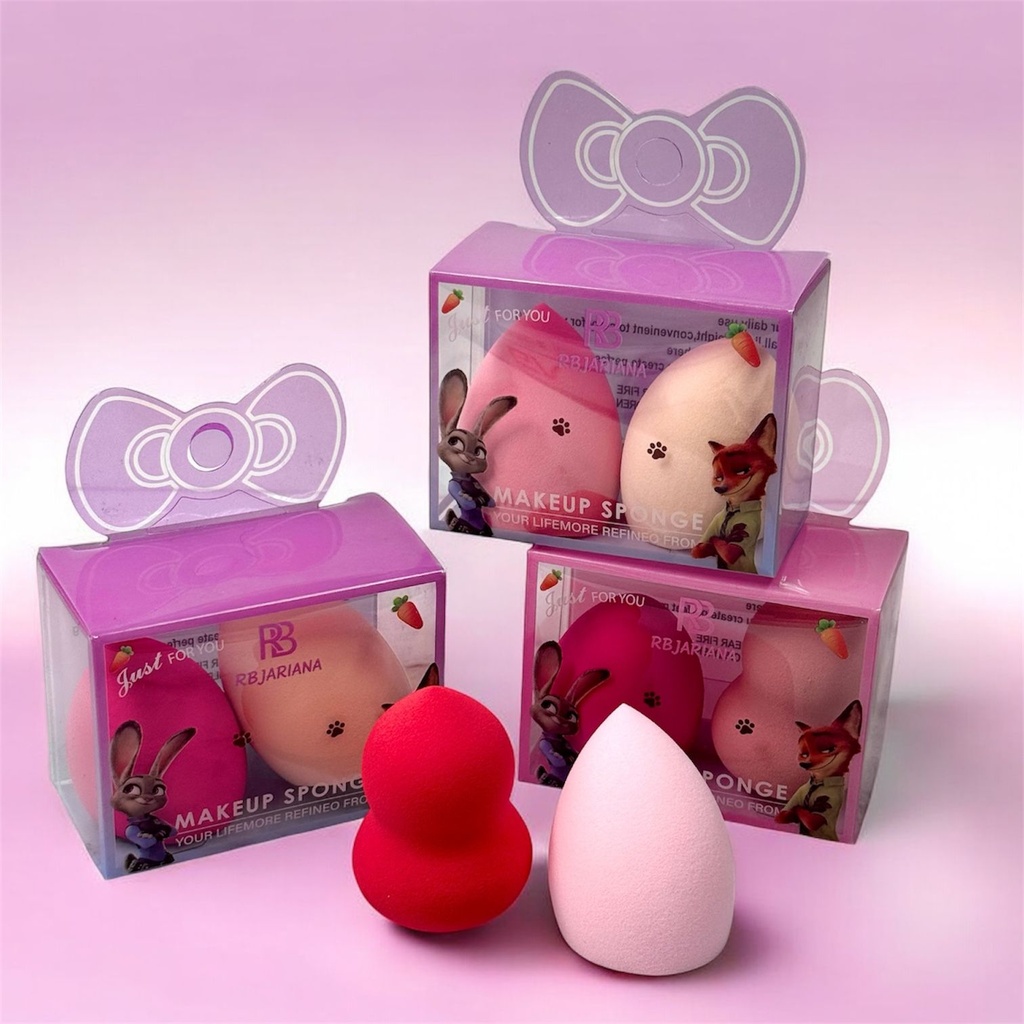 ESPONJA DE MAQUILLAJE ZOOTOPIA X2