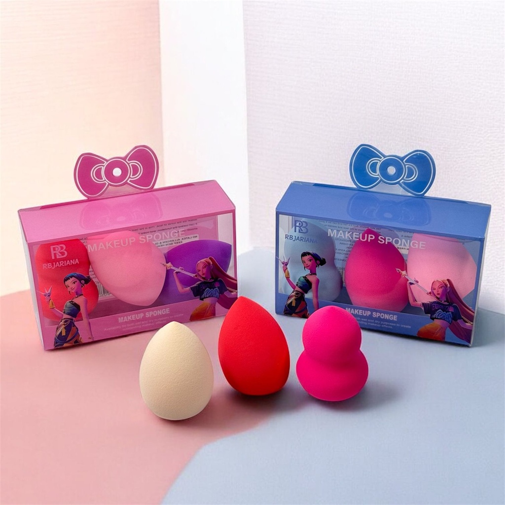 ESPONJA DE MAQUILLAJE GUERRERAS K-POP X3
