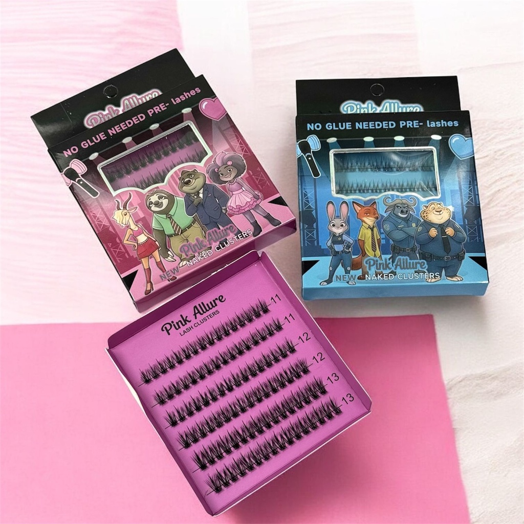 PESTAÑAS POR GRUPO ZOOTOPIA PINK ALLURE X1U