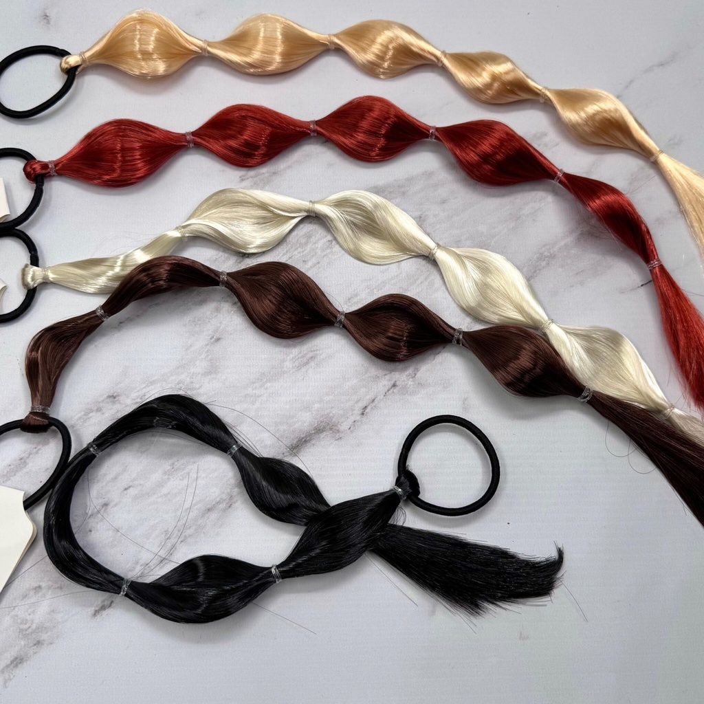 [PY-C-1901] COLITA CON TRENZA DE COLOR X1U