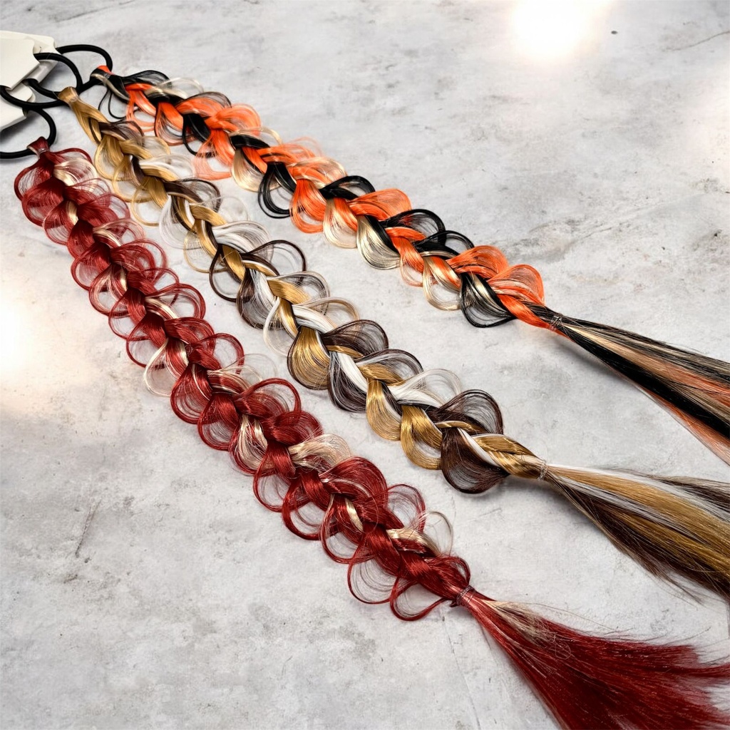 COLITA CON TRENZA COLOR DUO X12U