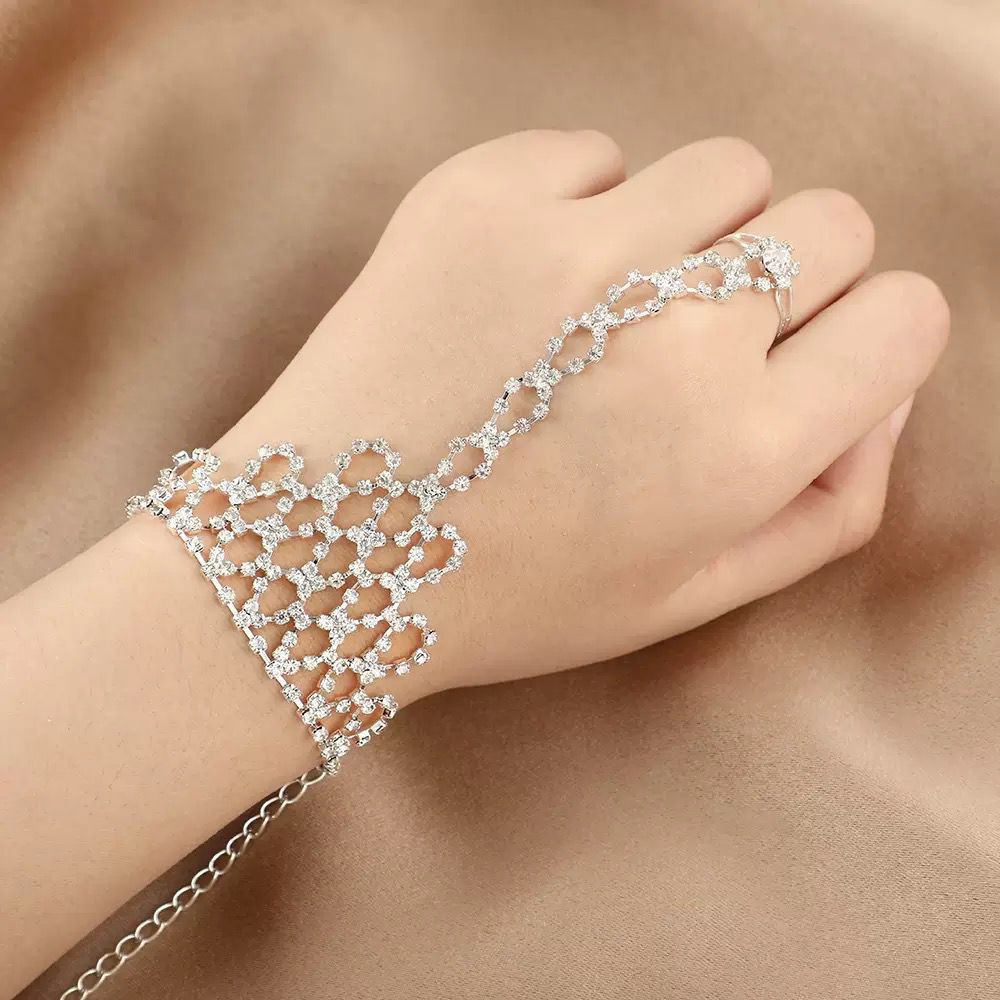 [PY-C-1554] /1555/1556 PULSERA & ANILLO STRASS X1U.