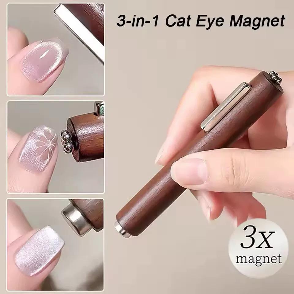 IMAN MADERA OJO DE GATO X1U.