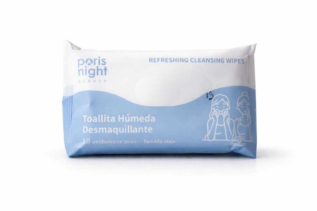 TOALLA HUMEDA DESMAQUILLANTE