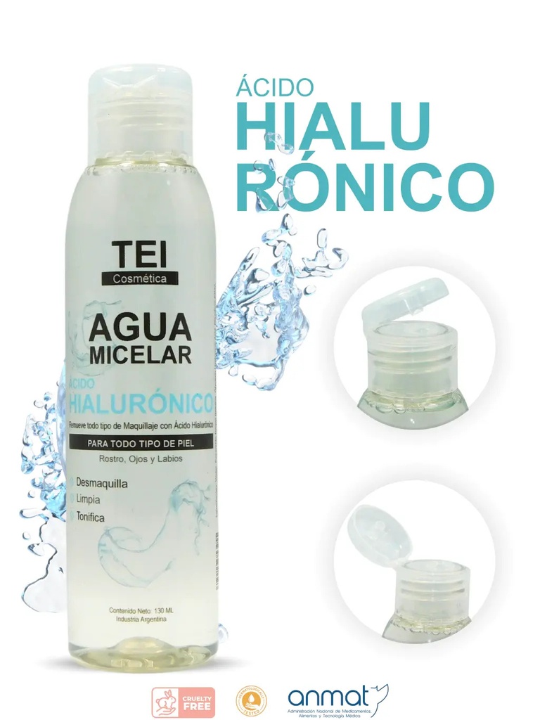 Agua Micelar ACIDO HIALURONICO