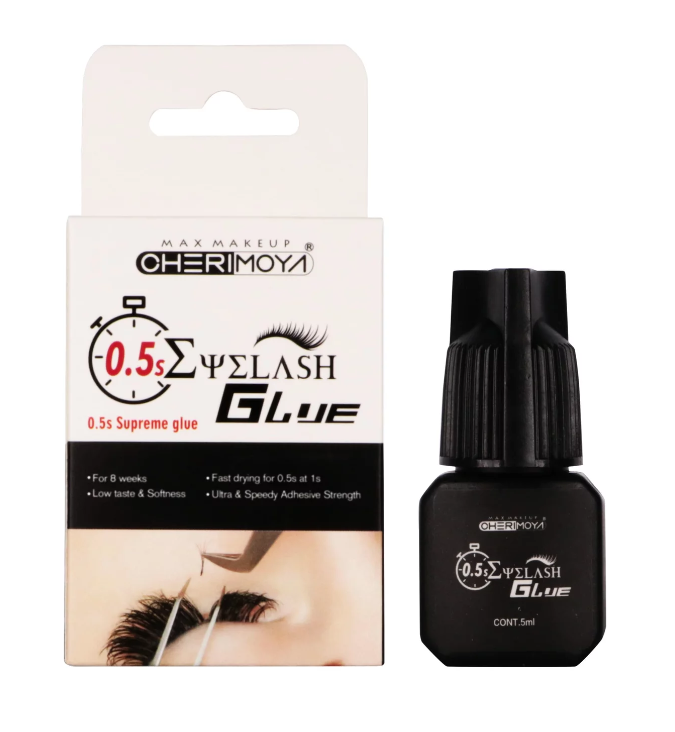 Adhesivo para extensión de pestaña 5ml supreme glue 0.5s CHERIMOYA___ PACK X6